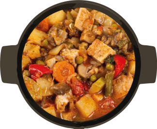 Tocanita de legume cu carne de pui - 1,2 kg